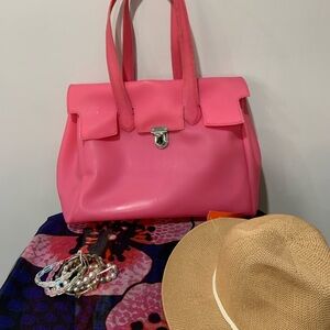 VTG BESSO JELLY TURN KEY BIRKIN  STYLE